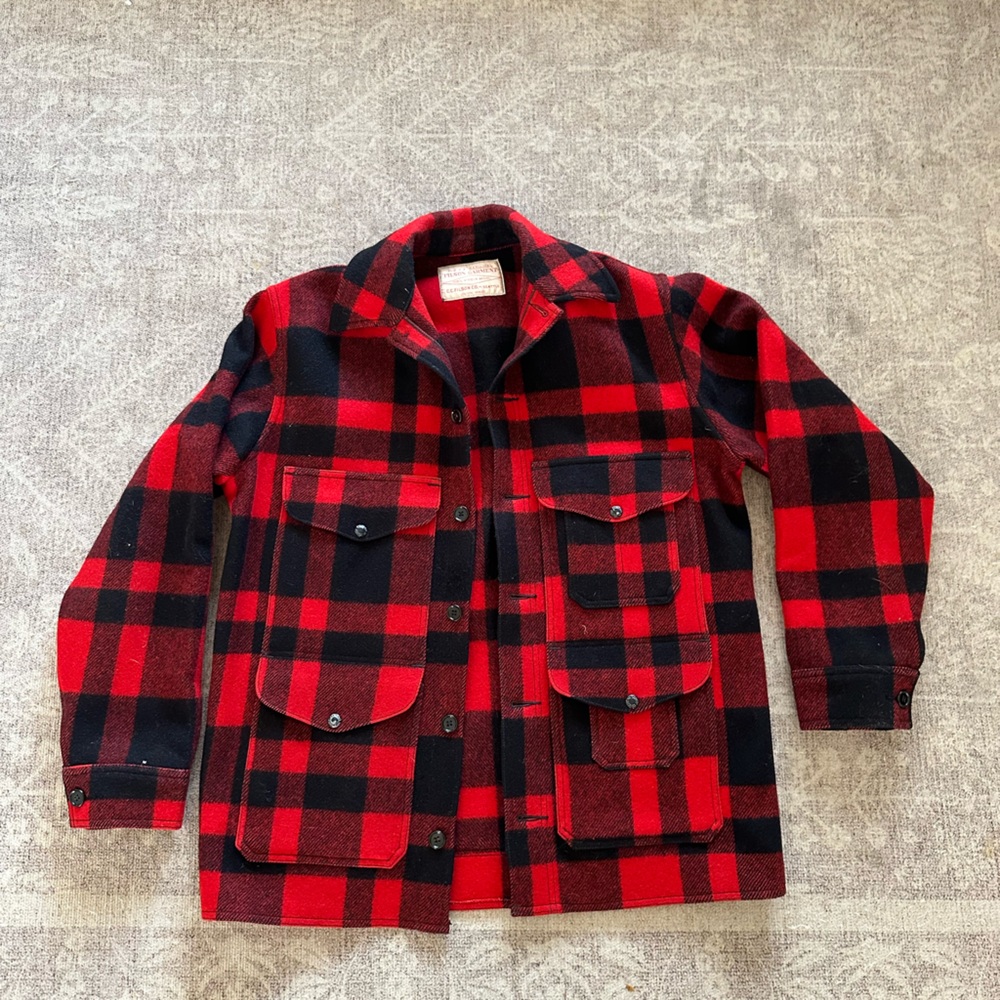 Union Made Filson Mackinaw Cruiser 1940-1960 excellent condition LRG-XL